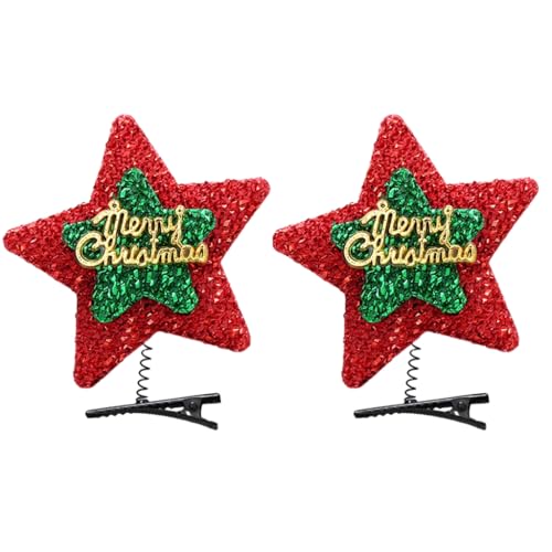 Cartoon-Weihnachts-Haarnadel für Teenager, Frauen, Neujahr, Party, Pony, Haarnadel von KADSXIYA