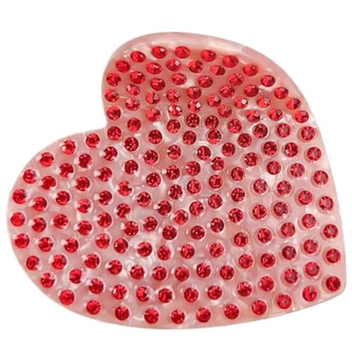 Haarklammer in Herzform, große Haarklammer, Haarklammer, Pferdeschwanz-Clip, Damen, Haarschmuck von KADSXIYA