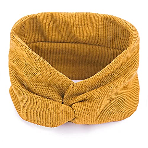 KADSXIYA Baumwoll-Stirnbänder für Damen, Yoga, gestrickt, breiter Turban für Kopfwickel, elastisches Haarband KADSXIYA Baumwoll-Stirnbänder für Damen, Yoga, gestrickt, breiter Turban für Kopfwickel, elastisches Haarband von KADSXIYA