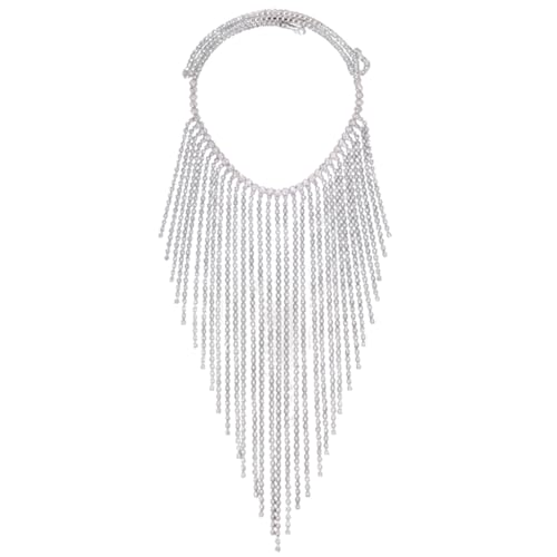 KADSXIYA Blingbling Kristall Gesicht Kette Quasten Festzug Prom Club Prinzessin Kopfbedeckung von KADSXIYA