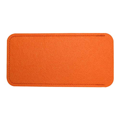 KADSXIYA Brillenetui aus weichem Filz für Sonnenbrillen, Brillenetui, Organizer-Tasche, Orange/Abendrot im Zickzackmuster (Sunset Chevron) von KADSXIYA