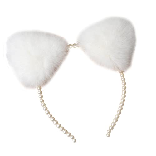 KADSXIYA Cosplay Perlen-Haarreif für Katzenohren Stirnbänder Halloween Party Kopfbedeckung von KADSXIYA