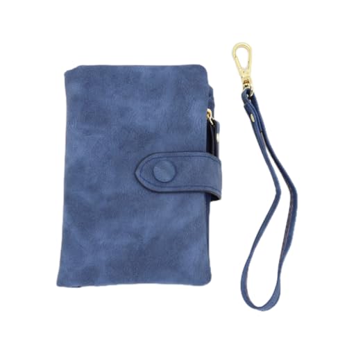 KADSXIYA Damen-Geldbörse aus PU-Leder mit mehreren Kartenfächern für verschiedene Anlässe, Hell, blau von KADSXIYA