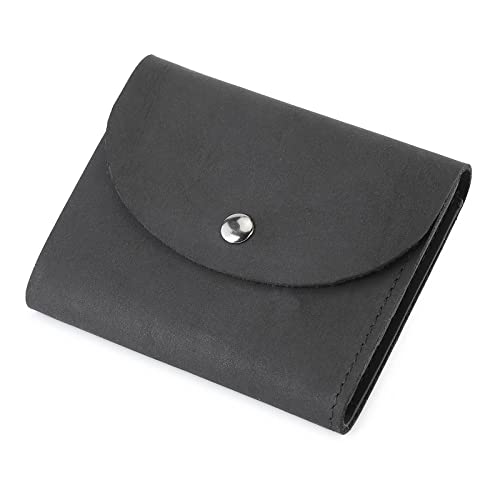 KADSXIYA Damen RFID Blocking Geldbörse Leder Geldbörse Vintage Kartenhalter Slim Wallets, Schwarz von KADSXIYA
