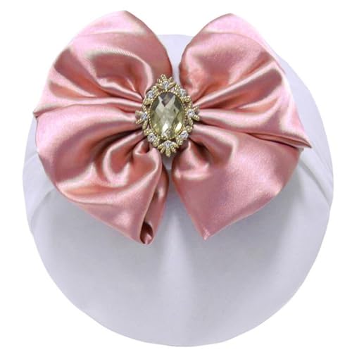 KADSXIYA Haarband mit großer Schleife, Satin, Schleife, für Babys, Mädchen, Taufstirnbänder KADSXIYA Haarband mit großer Schleife, Satin, Schleife, für Babys, Mädchen, Taufstirnbänder von KADSXIYA