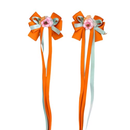 KADSXIYA Haarreif für Damen, Blume, Kaninchenohren, Schleife, Perlen, Schleifenband, Kopfbedeckung, Foto-Requisite von KADSXIYA