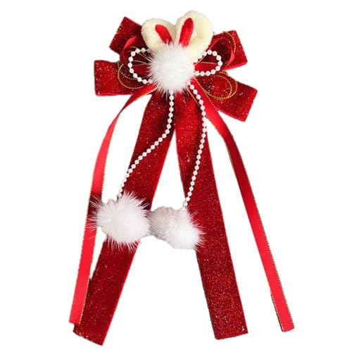 KADSXIYA Harajuku Hasenohren Baskenmütze Stirnband Mädchen Frau Haarnadel Mädchen Neujahr Tiaras von KADSXIYA