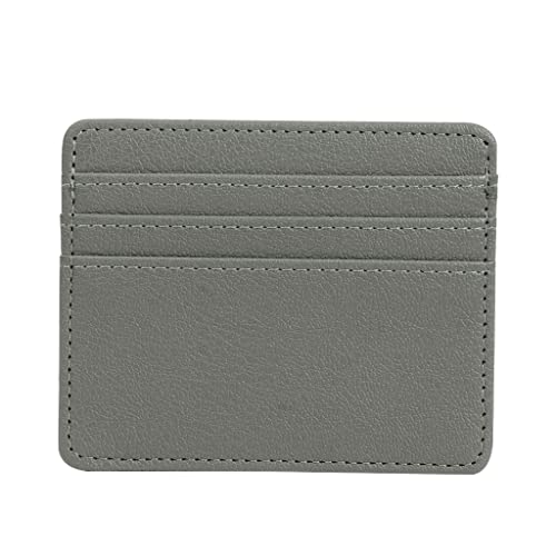 KADSXIYA Kreditkartenetui, RFID-blockierend, PU-Leder, für Damen, Herren, Geschenk, Grau, Minimalistisch KADSXIYA Kreditkartenetui, RFID-blockierend, PU-Leder, für Damen, Herren, Geschenk, Grau, Minimalistisch von KADSXIYA