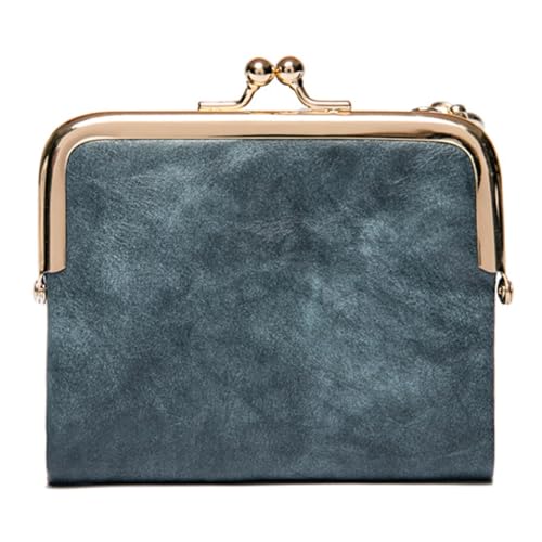KADSXIYA Kurze Geldbörse aus PU-Leder für Damen, Münzgeldbörse, modisch, Kreditkartenetui, Blau KADSXIYA Kurze Geldbörse aus PU-Leder für Damen, Münzgeldbörse, modisch, Kreditkartenetui, Blau von KADSXIYA