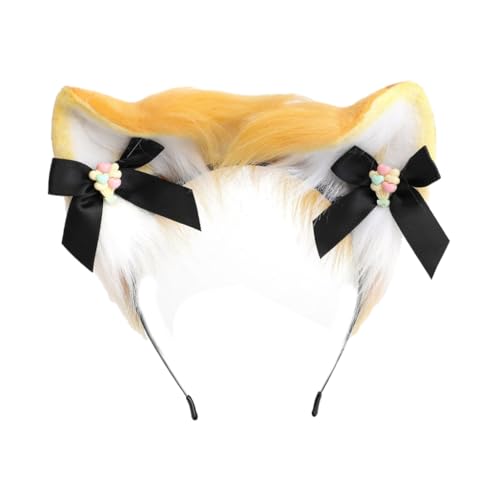 KADSXIYA Mädchen Katzenohren Krone Stirnbänder Tierohren Haarband Haarreifen Kopfbedeckung Geschenke von KADSXIYA