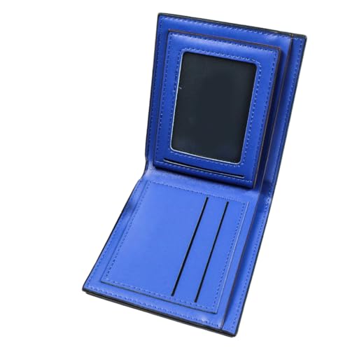 KADSXIYA Pocket Wallet Card Holder Bank Credit Card Case Multi Slot Men Purse Card Case, Blau von KADSXIYA