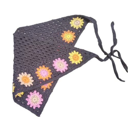 KADSXIYA Sonnenfestes gehäkeltes Haarband für Damen, niedliches Muster, Turban, Raffhalter von KADSXIYA