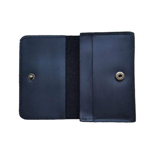 KADSXIYA Stilvolle Geldbörse PU Kartenhalter Vintage Geldtasche für Herren Kurze Geldbörsen, Schwarz von KADSXIYA