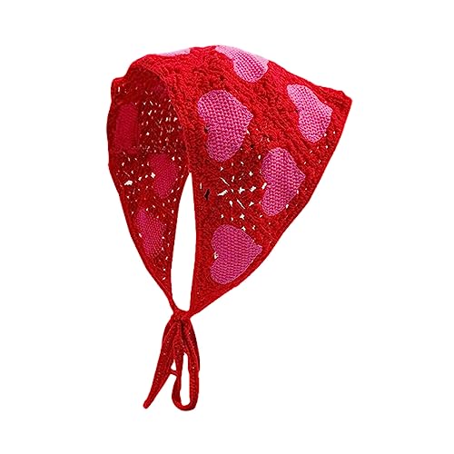 KADSXIYA Süßer Stil Häkelhaarband Mädchen Haar Halstuch Raffhalter für Mädchen Fotoshooting von KADSXIYA