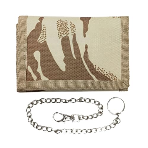 KADSXIYA Trifold Card Holder Slim Card Wallet Multi-Slot Purse Wallet for Women Men, Camouflage Khaki von KADSXIYA