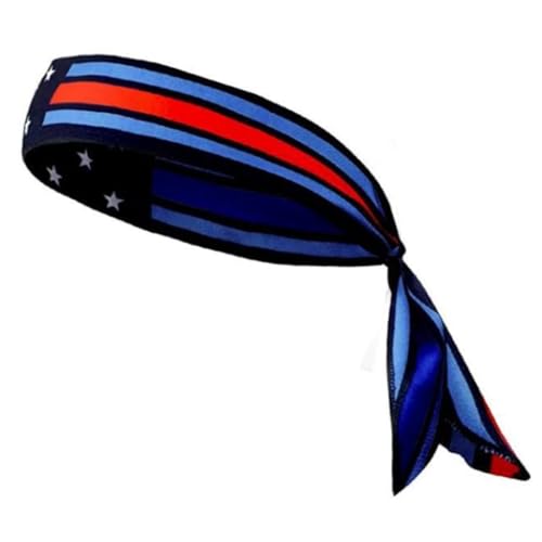 KADSXIYA Unisex-Stirnband, Sport, Tasche, USA-Flaggen, Streifen, Stirnband, Bandana, Haarband von KADSXIYA