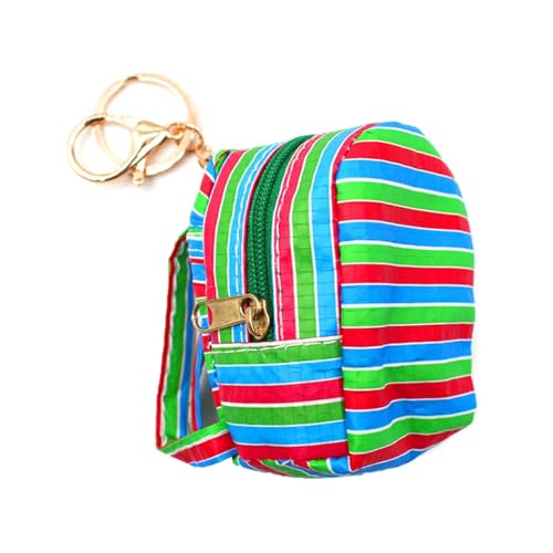 Mini-Tasche für Geldbörse, einzigartige Schlüsselanhänger, Dekoration, perfekt für Münzen und Schlüssel, 6 Rucksäcke, As detailed description von KADSXIYA
