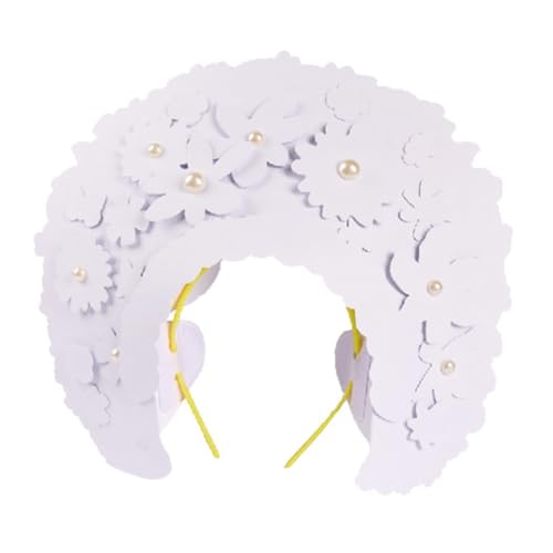 Realistisches Blumen-Haarteil, Anzug, bunte Blume, Kopfschmuck, Brautschmuck, Rollenspiel von KADSXIYA