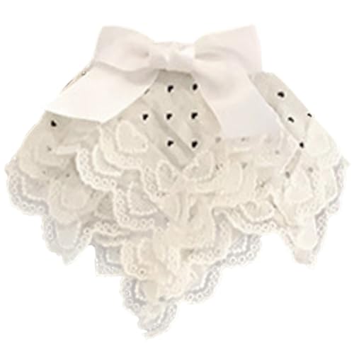 Schwarze Haarspange mit Spitzenband, schwarze Schleife, Balletcore-Clip für Damen und Mädchen von KADSXIYA