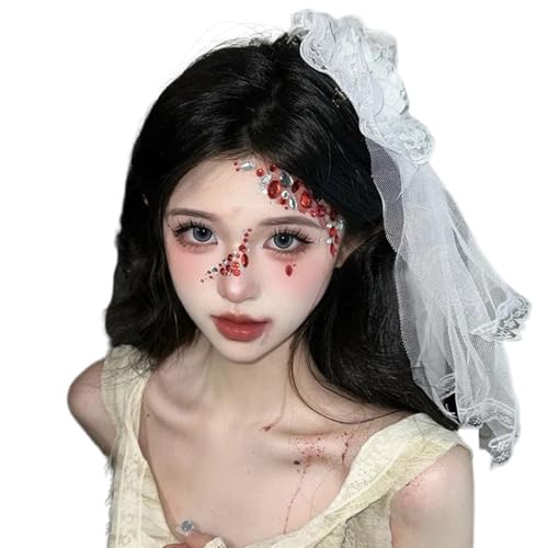 Stilvolle Schleier-Haarnadel, elegante Haarstyling-Haarspange, zarte Spitzenschleier-Haarnadel von KADSXIYA