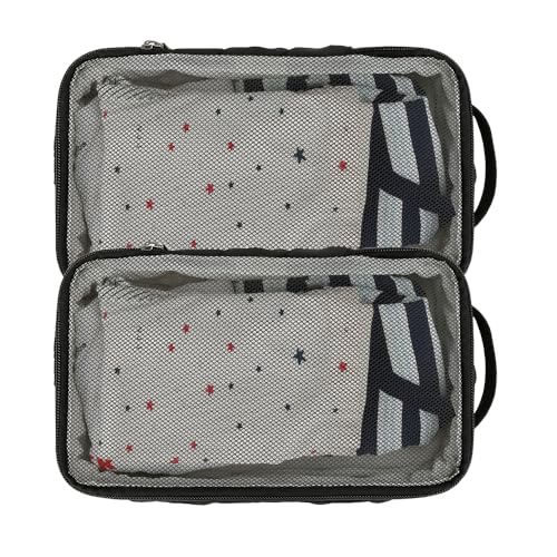 KADUNDI Organizer-Taschen für Baby-Wickeltaschen – 2er-Pack wasserdichte Wickeltaschen zum Aufhängen, Netztasche, wiederverwendbar, waschbar oder für Baby-Stoffwindeln (Schwarz) von KADUNDI