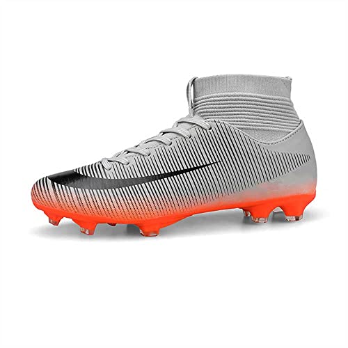 KAEAEILSS Fußballschuhe Herren Fußballschuhe Professionelle High Top Spike Cleats Junge Kinder Fußballspiel Schuhe Outdoor Sport Trainingsschuhe Fussballschuhe Sportschuhe von KAEAEILSS