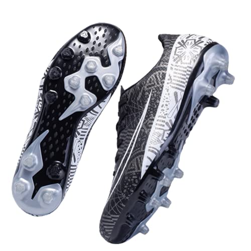 KAEAEILSS Fußballschuhe Herren Fußballschuhe Professionelle High Top Spike Cleats Junge Kinder Fußballspiel Schuhe Outdoor Sport Trainingsschuhe Fussballschuhe Sportschuhe von KAEAEILSS