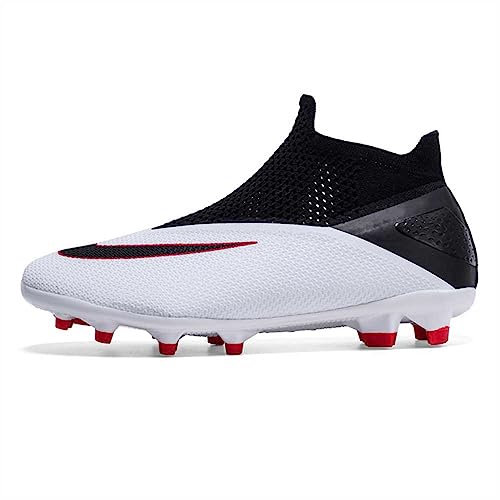 KAEAEILSS Fußballschuhe Herren High Top Spike Cleats Fussballschuhe Jugendliche Athletics Trainingsschuhe Professionelle Outdoor Sportschuhe Fußball Stiefel von KAEAEILSS