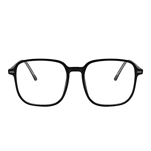 KAEOISFU Übergroße Quadratische Lesebrille für Damen und Herren, Gross Blaulicht Blockierende Computer Lese Brille, Große Komfortables Leser mit Box von KAEOISFU