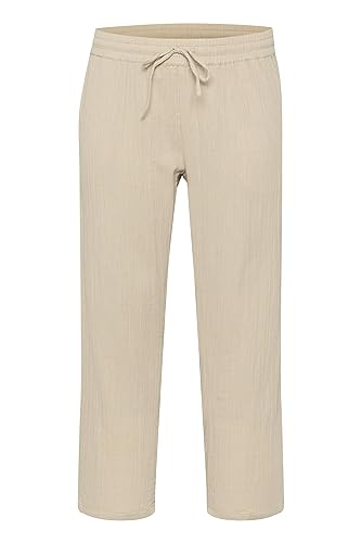 KAFFE CURVE Casual Hose KChella Casual Hose Damen Große Größen Loose Fit Pants 48, Feather Gray 48 von KAFFE CURVE