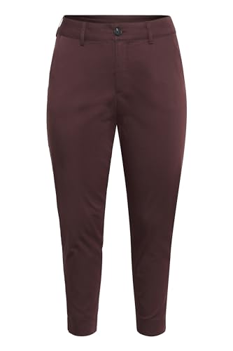 KAFFE CURVE Casual Hose KCleana Damen Hose Slim Fit Große Größen Casual Chino Stoffhose 50, Fudge 50 KAFFE CURVE Casual Hose KCleana Damen Hose Slim Fit Große Größen Casual Chino Stoffhose 50, Fudge 50 von KAFFE CURVE