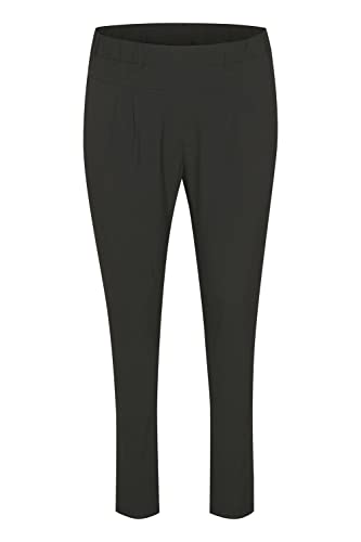 Kaffe Curve Pants Suiting KCjia Damen Große Größen Hose Casual Anzughose Black deep 52 von KAFFE CURVE