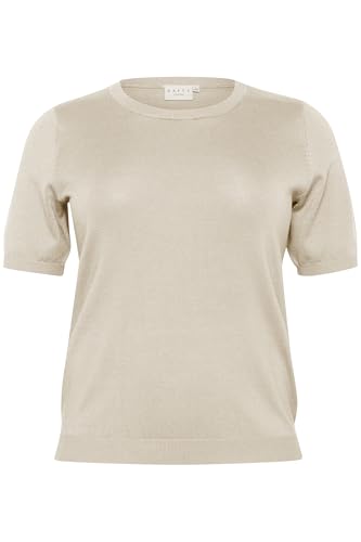 KAFFE CURVE Strickpullover KClizzy L, Feather Gray Melange L von KAFFE CURVE