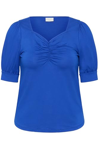 Kaffe Curve Damen Plus-Size Women's Blouse Short Sleeves Sweetheart Neck Regular Fit Bluse, Surf The Web, M Grande Taille Kaffe Curve Damen Plus-Size Women's Blouse Short Sleeves Sweetheart Neck Regular Fit Bluse, Surf The Web, M Grande Taille von KAFFE CURVE