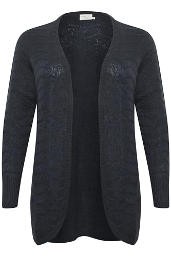 KAFFE CURVE Strickjacke KCemana Midnight Marine M von KAFFE CURVE
