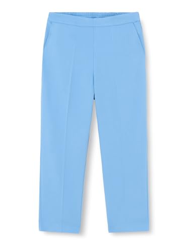 Kaffe Curve Damen Plus-Size Women's Trousers Cropped Length Elasticated Waist Pockets Hose, Ultramarine, von KAFFE CURVE