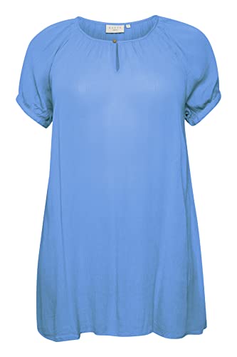 Kaffe Curve Kcami SS Tunic Shirt Damen, Regatta, 44 Große Größen von KAFFE CURVE