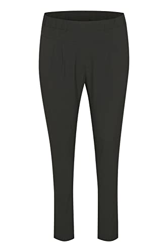 Kaffe Curve Damen KCjia Pants Sweatpants, Black deep, 52 von KAFFE CURVE