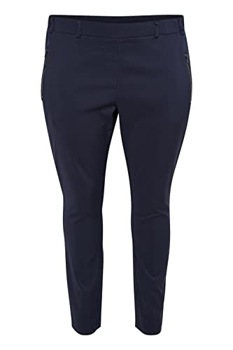 Kaffe Curve Pants Suiting KCvigga Midnight Marine 52 von KAFFE CURVE