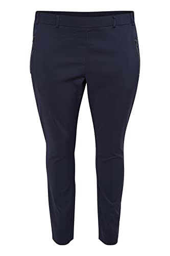 Kaffe Curve Pants Suiting KCvigga Midnight Marine 52 von KAFFE CURVE