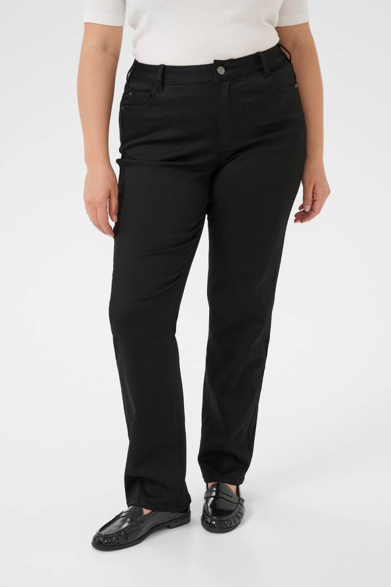 Große Größen Jeans Slim fit, Damen, schwarz, Größe: 54, Synthetische Fasern/Polyester, Happy Size DE Women von KAFFE Curve