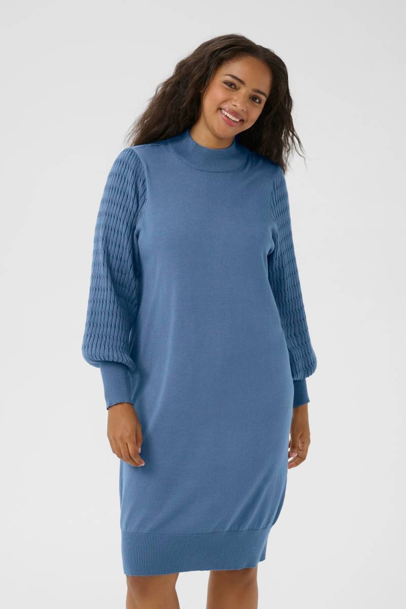 Große Größen Kleid Regular fit, Damen, türkis, Größe: XXL, Viskose/Nylon, Happy Size DE Women von KAFFE Curve