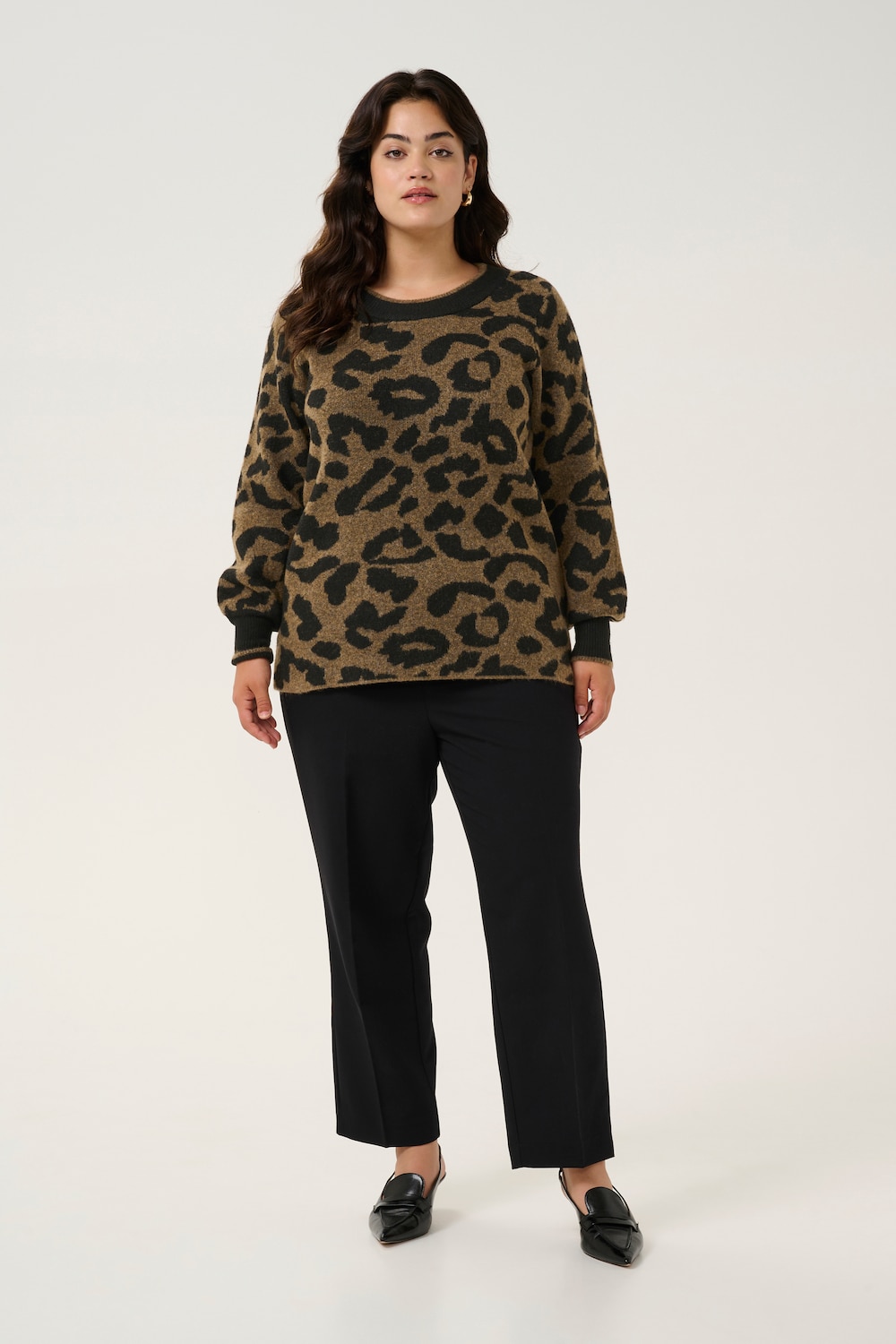 Große Größen Strickpullover Regular fit, Damen, braun, Größe: XXL, Synthetische Fasern/Nylon, Happy Size DE Women Große Größen Strickpullover Regular fit, Damen, braun, Größe: XXL, Synthetische Fasern/Nylon, Happy Size DE Women von KAFFE Curve