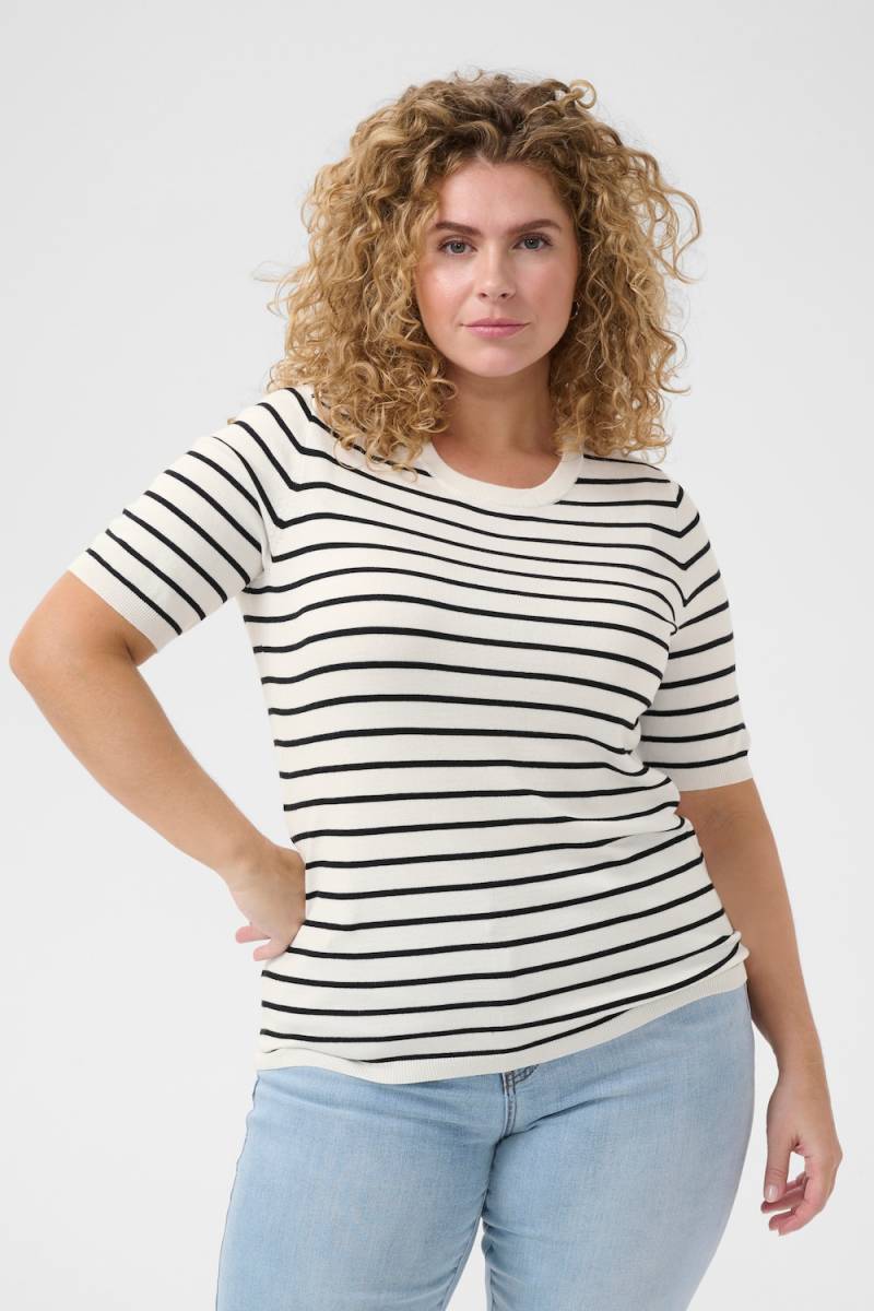 Große Größen Strickpullover Regular fit, Damen, braun, Größe: XXL, Viskose/Nylon, Happy Size DE Women Große Größen Strickpullover Regular fit, Damen, braun, Größe: XXL, Viskose/Nylon, Happy Size DE Women von KAFFE Curve