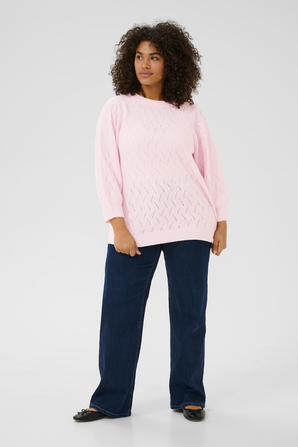 Große Größen Strickpullover Regular fit, Damen, lila, Größe: XXL, Synthetische Fasern/Polyester, Happy Size DE Women Große Größen Strickpullover Regular fit, Damen, lila, Größe: XXL, Synthetische Fasern/Polyester, Happy Size DE Women von KAFFE Curve