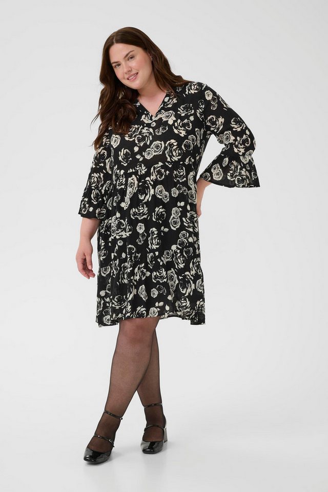 KAFFE Curve Blusenkleid Kleid KCedina Große Größen von KAFFE Curve