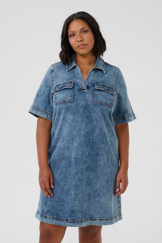 KAFFE Curve Blusenkleid Kleid KCelona Große Größen von KAFFE Curve