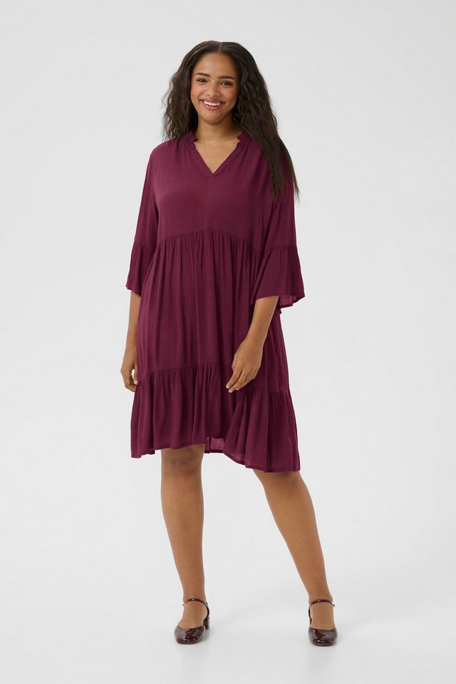 KAFFE Curve Blusenkleid Kleid KCmariana Große Größen von KAFFE Curve