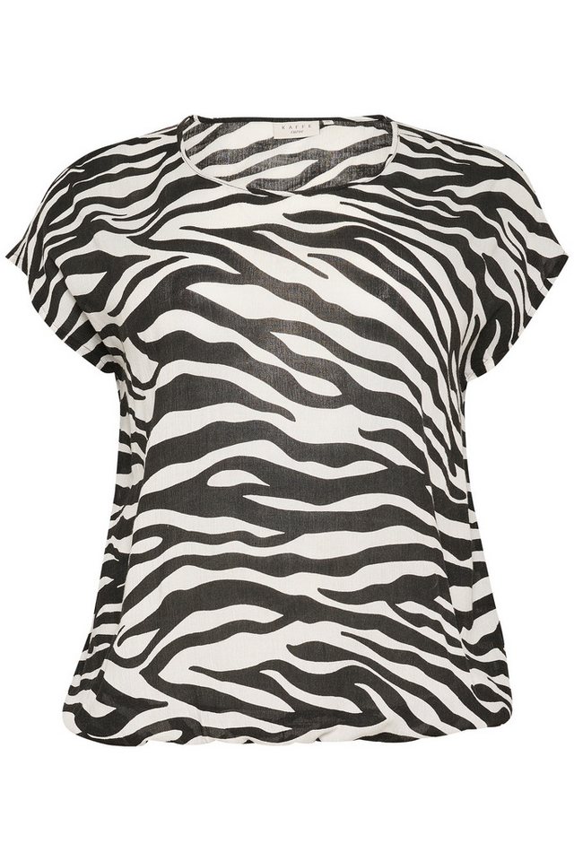 KAFFE Curve Kurzarmbluse Kurzarm-Bluse KCami Große Größen von KAFFE Curve