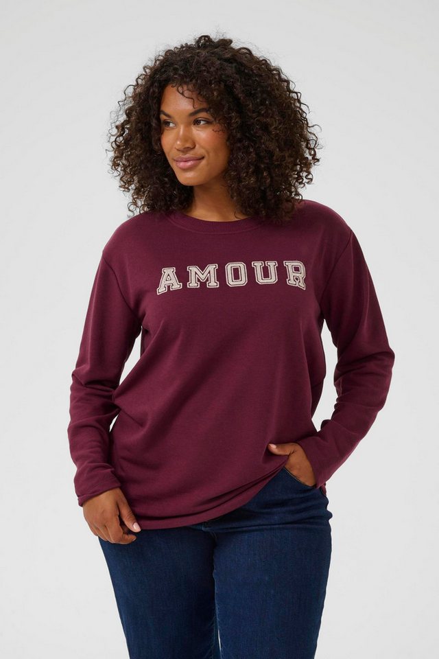 KAFFE Curve Fleecepullover Sweatshirt KCeliza plus von KAFFE Curve